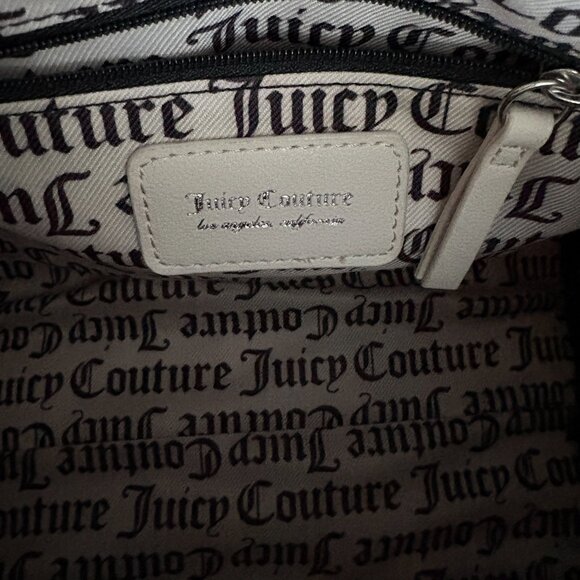 Juicy Couture Crystal Obsession Satchel/Crossbody Beige New - Picture 11 of 11